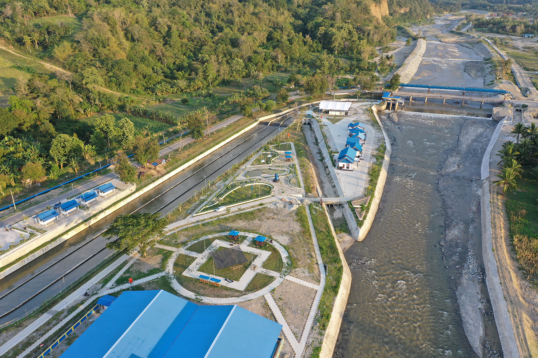 Water infrastructure engineering at a Minarta project site