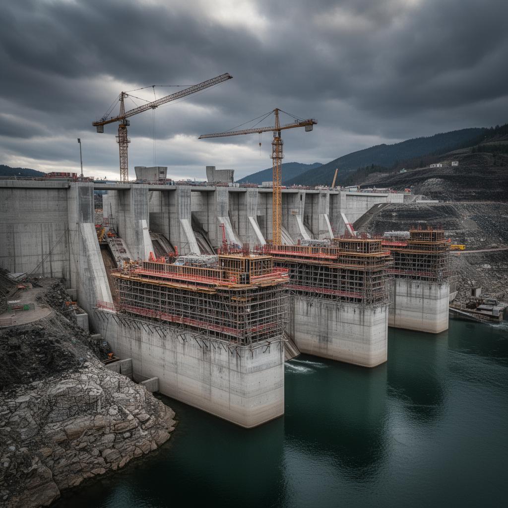 Minarta construction services on a major infrastructure site